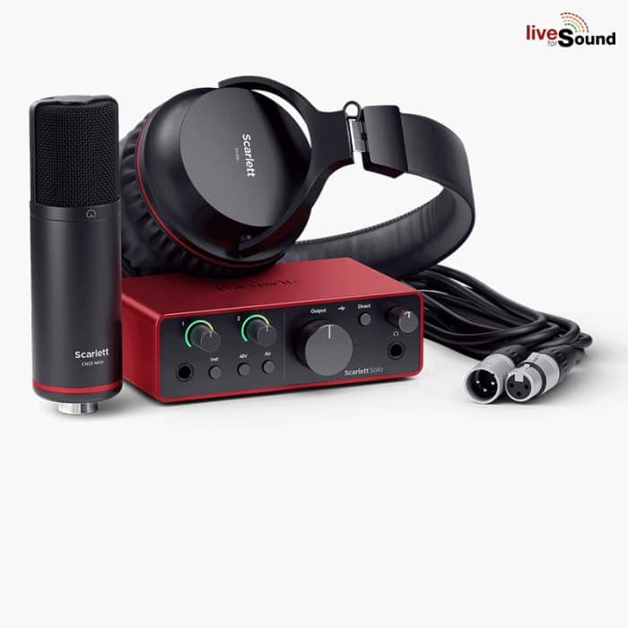 Focusrite Scarlett Solo Studio Bundle 4th Gen