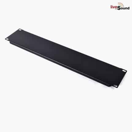 NPE Rack Blank Panel 2U MS Blk