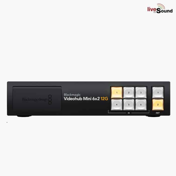 Blackmagic Videohub Mini 6x2 12G