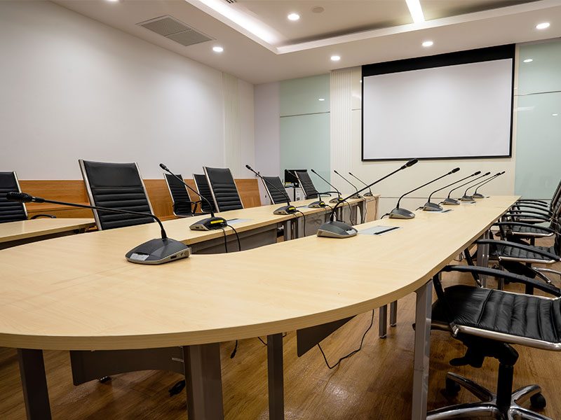 Office-meeting-room ติดตั้งเครื่องเสียงห้องประชุมออฟฟิศ บริษัทขนาดเล็ก