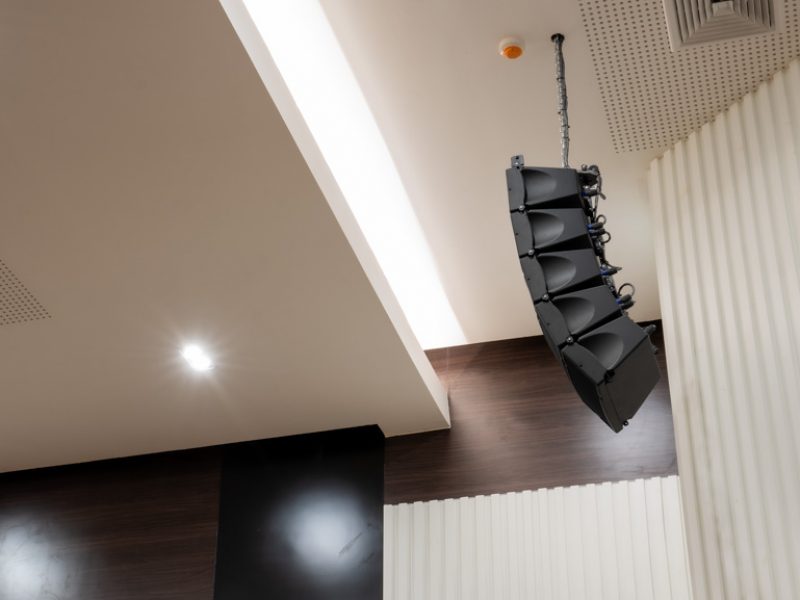 large Meeting Room sound system ติตั้งระบบเสียงห้องปรุมขนาดใหญ่